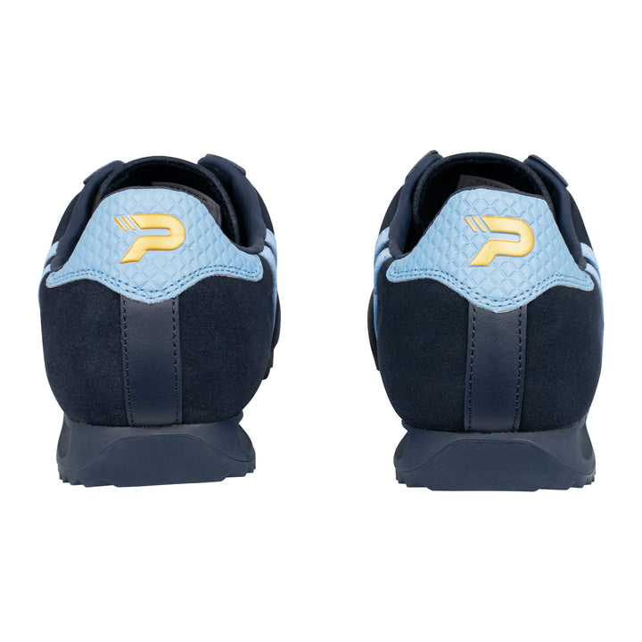 Patrick Dijon Suede Trainers Navy/Sky