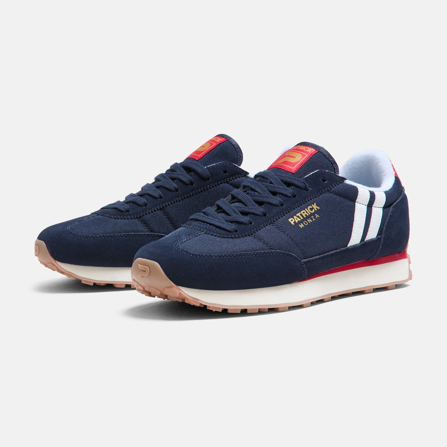 Patrick Monza Trainers Navy/Red