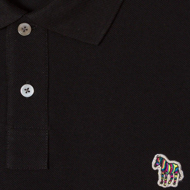 Paul Smith Zebra Logo Polo Shirt Black - Urban Menswear