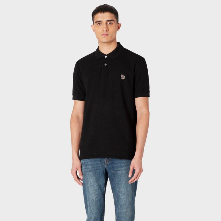 Paul Smith Zebra Logo Polo Shirt Black - Urban Menswear