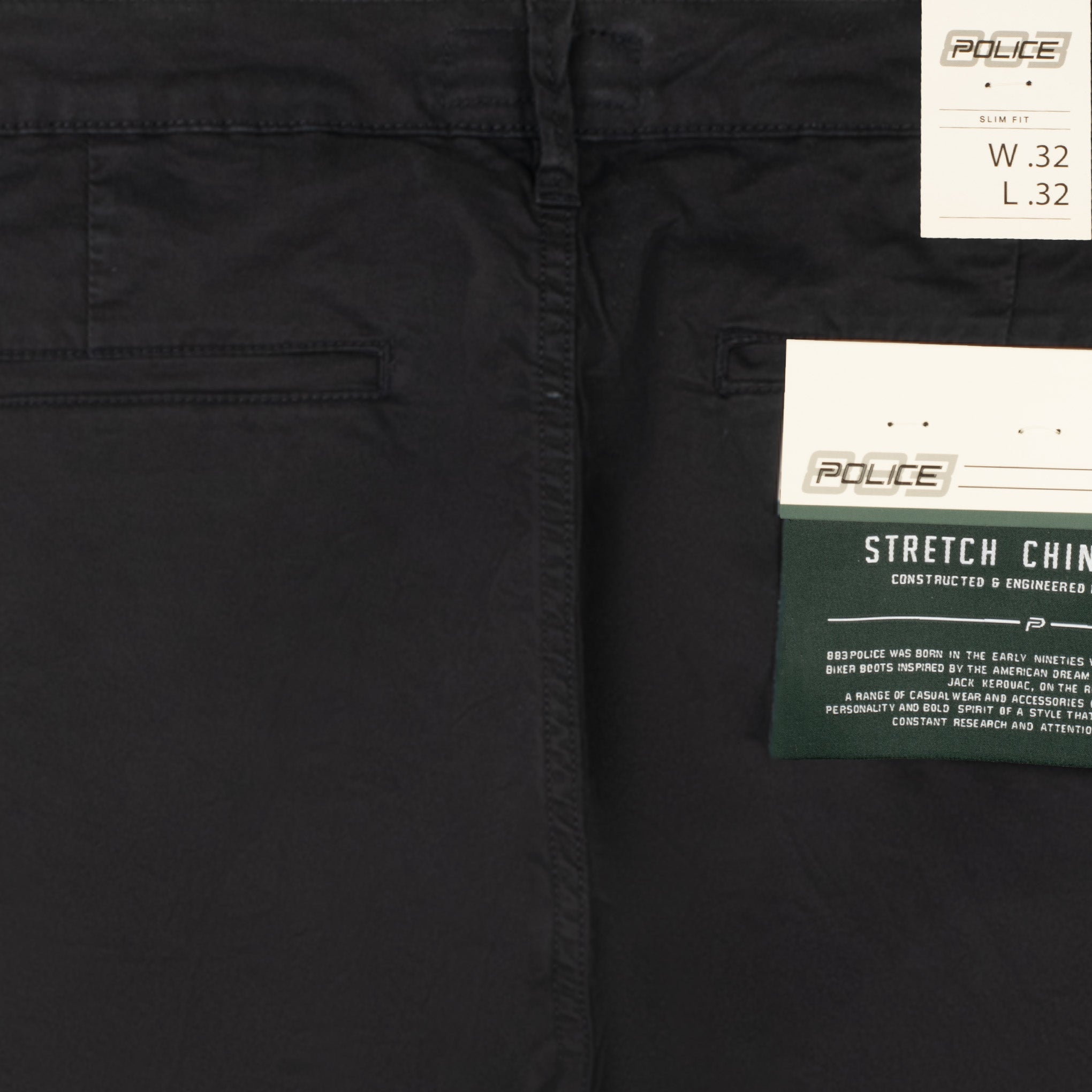Police Sarabia Chino Pants Black