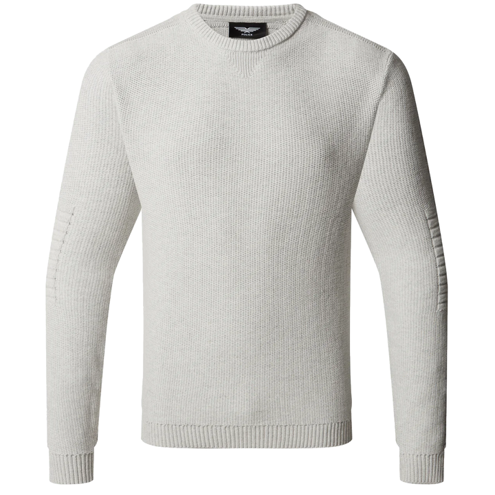 Police Lapis Heavy Knit Jumper Ecru