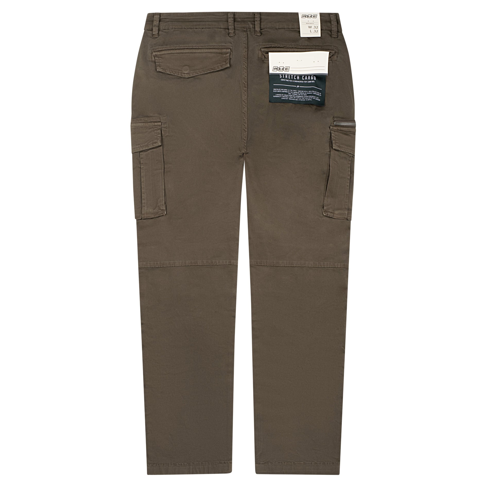 Police Newton Cargo Pants Khaki
