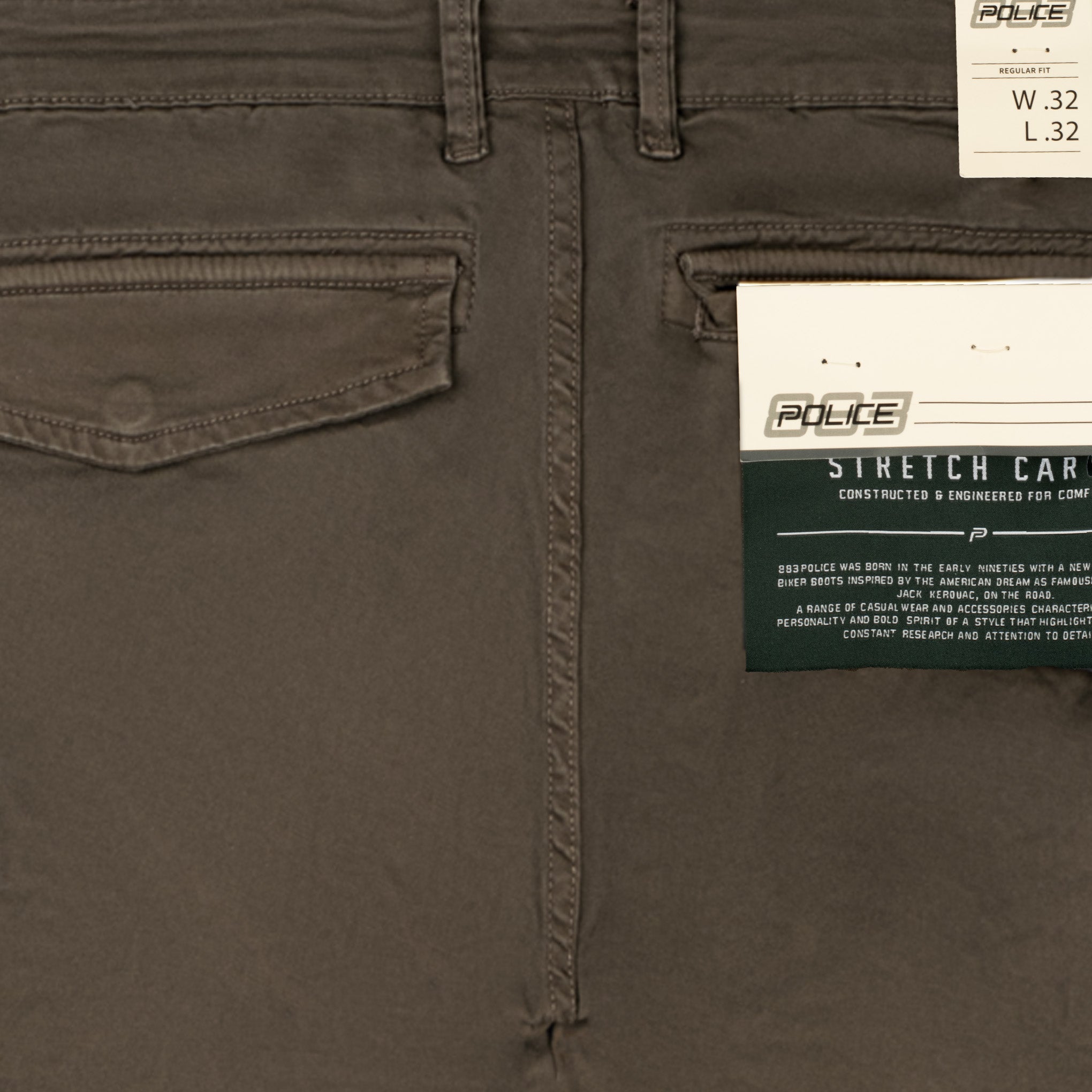 Police Newton Cargo Pants Khaki