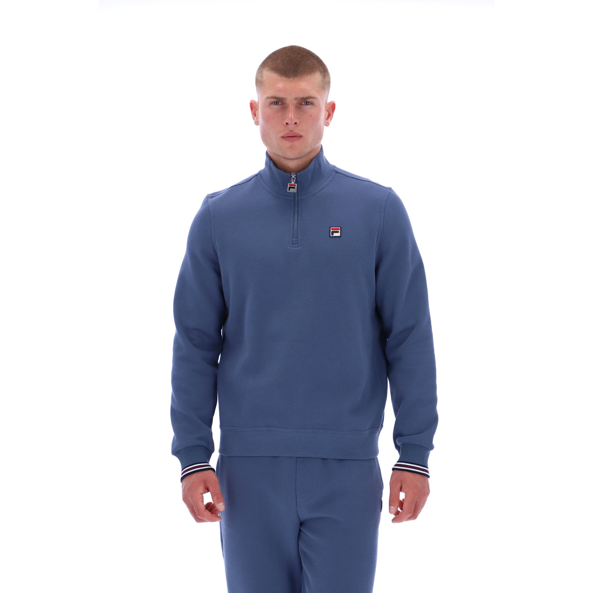 Fila Vintage Ramy Zip Sweatshirt Indigo