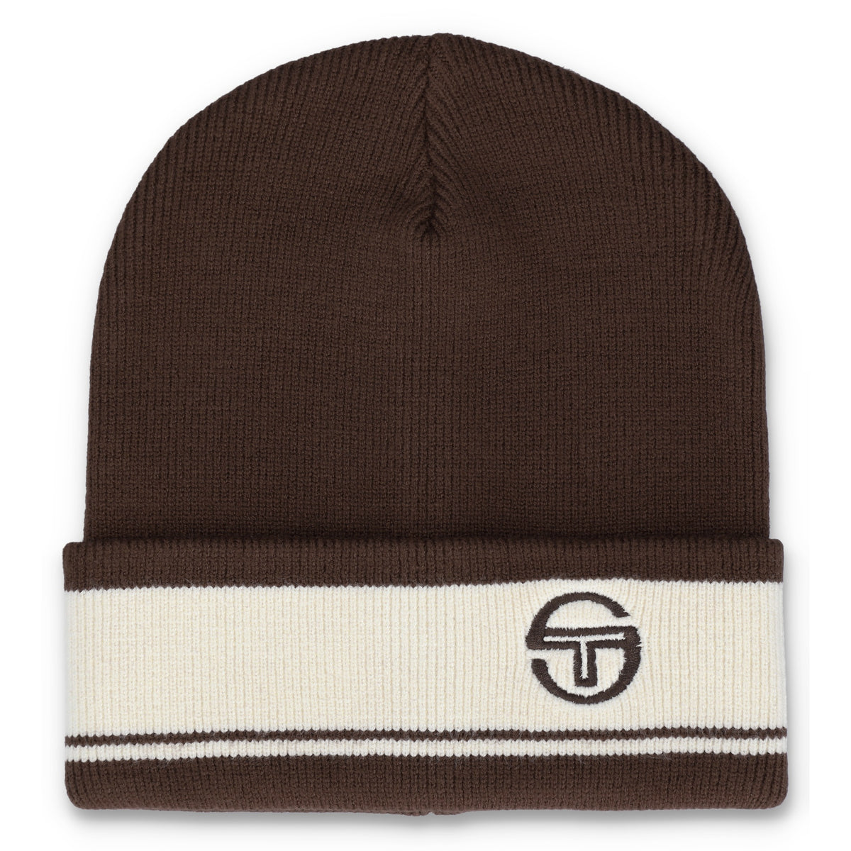 Sergio Tacchini Sellarz Beanie Hat Brown
