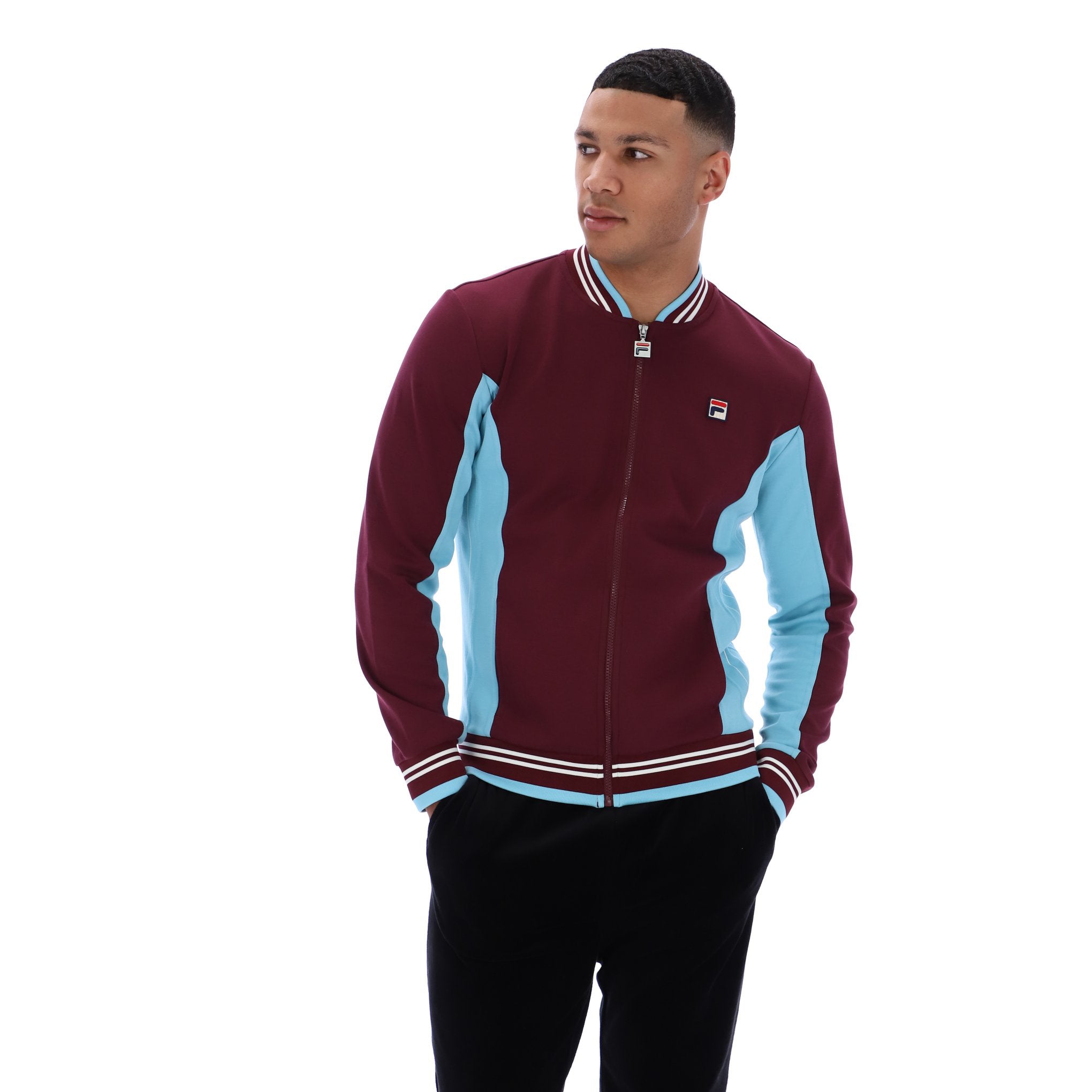 Fila Vintage Settanta Track Top Claret/Blue