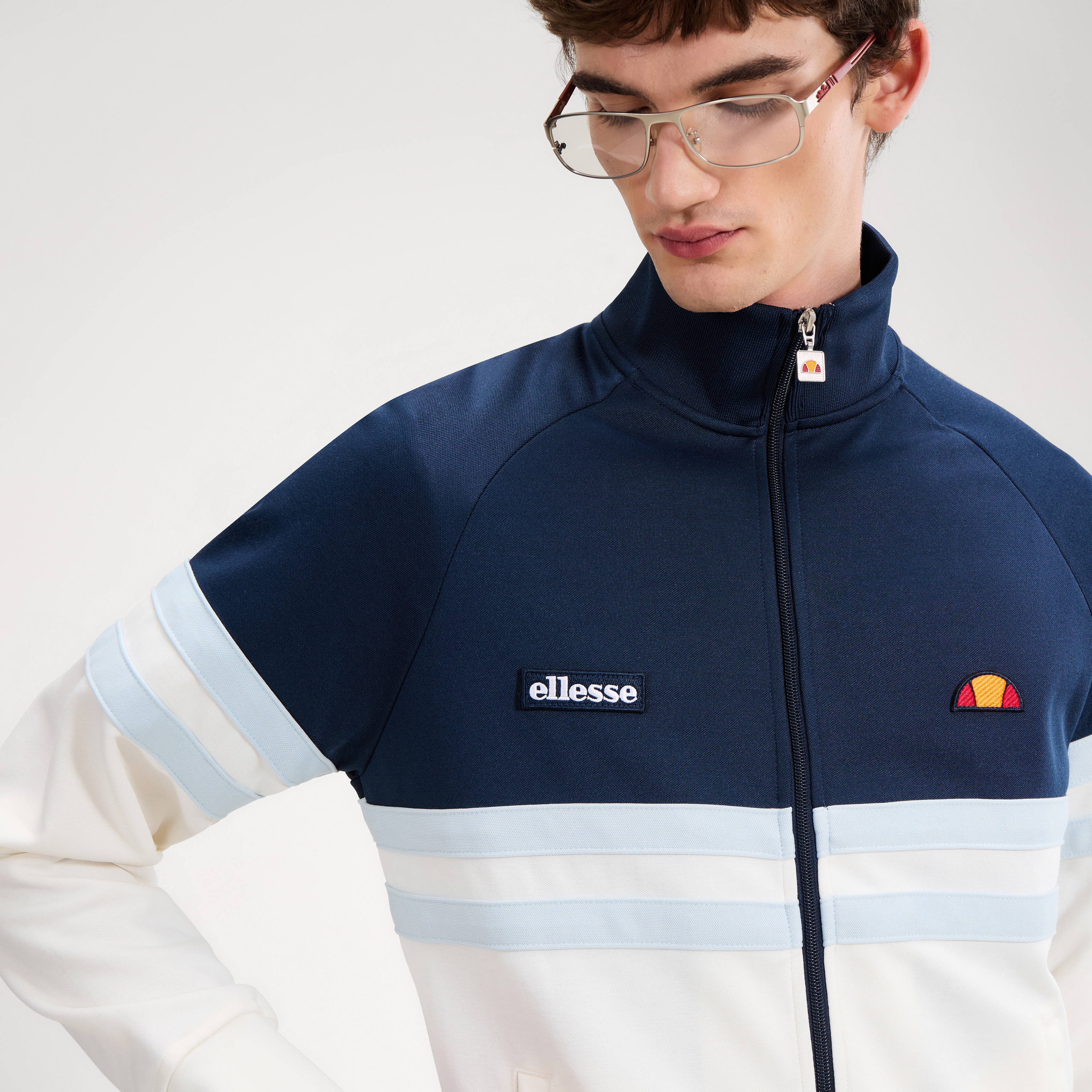 Ellesse Rimini Track Top Cream/Navy
