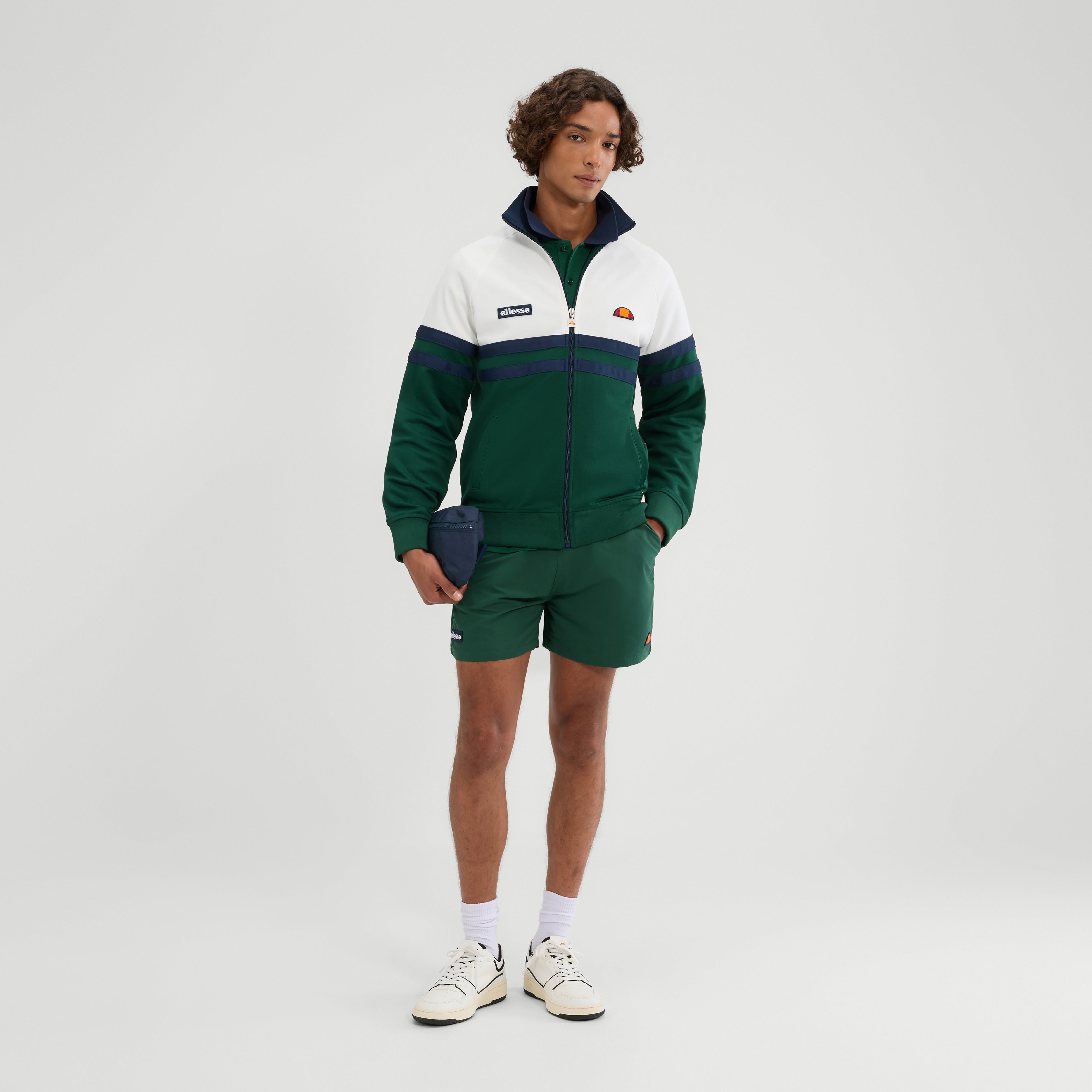 Ellesse Rimini Track Top Green/Cream