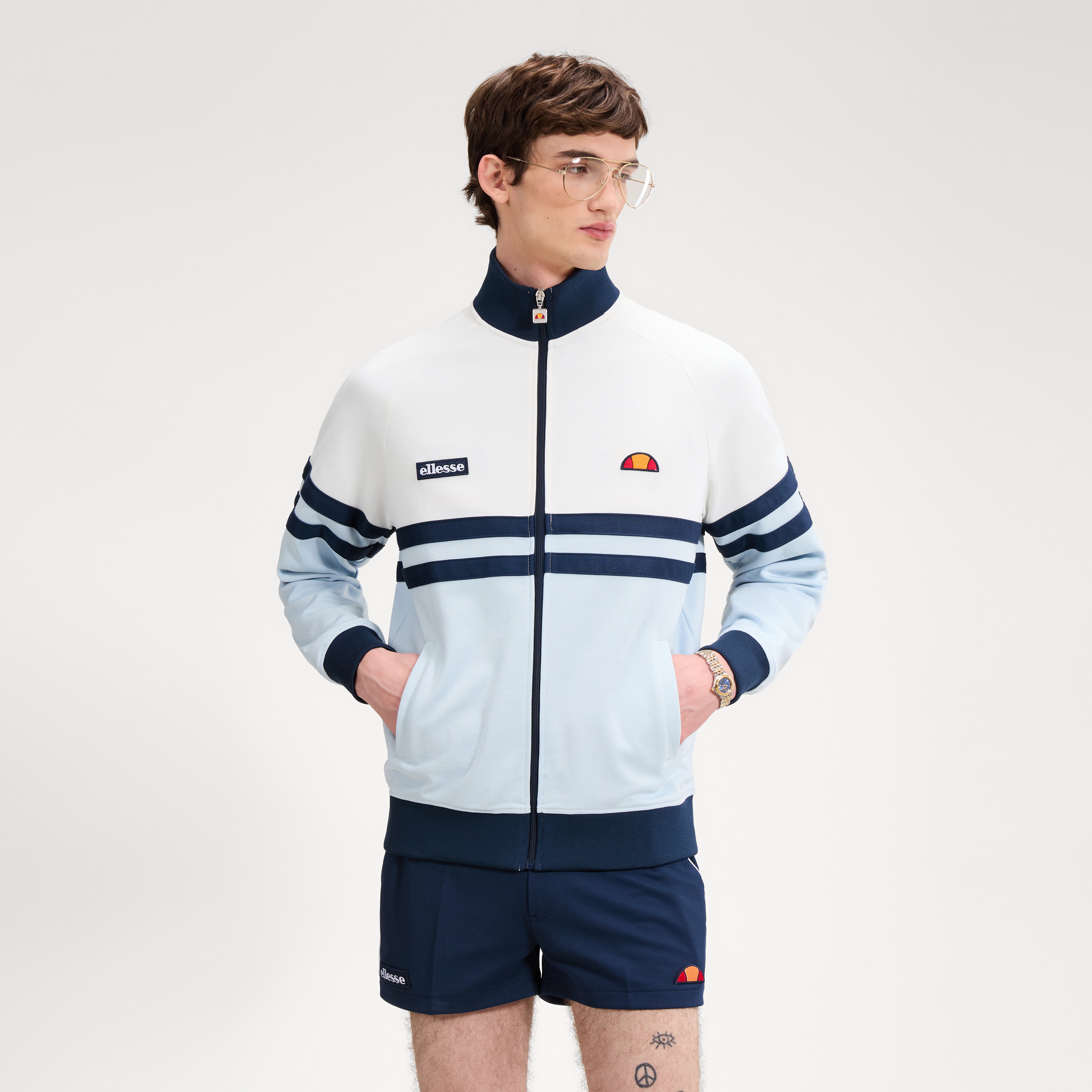 Ellesse Rimini Track Top Cream/Sky