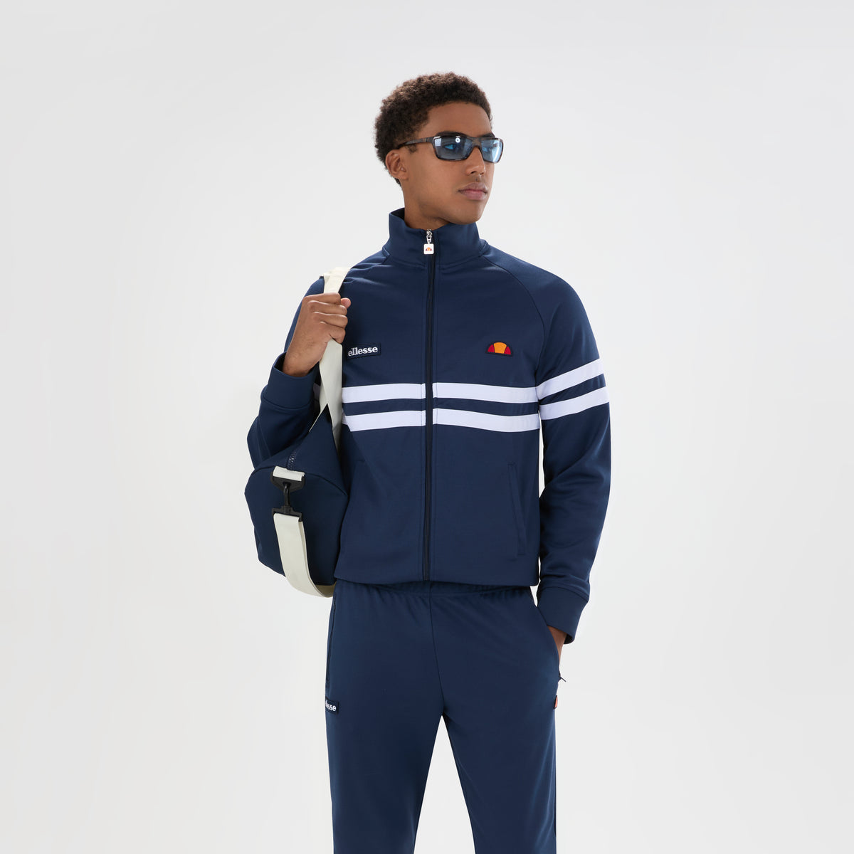 Ellesse Rimini Track Top Navy/White