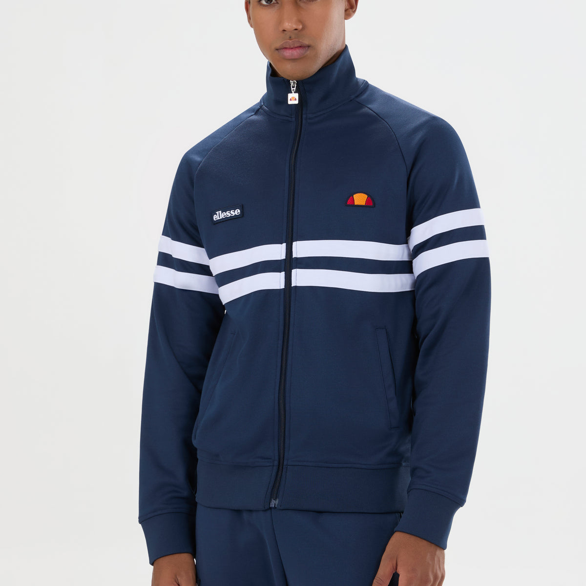 Ellesse Rimini Track Top Navy/White