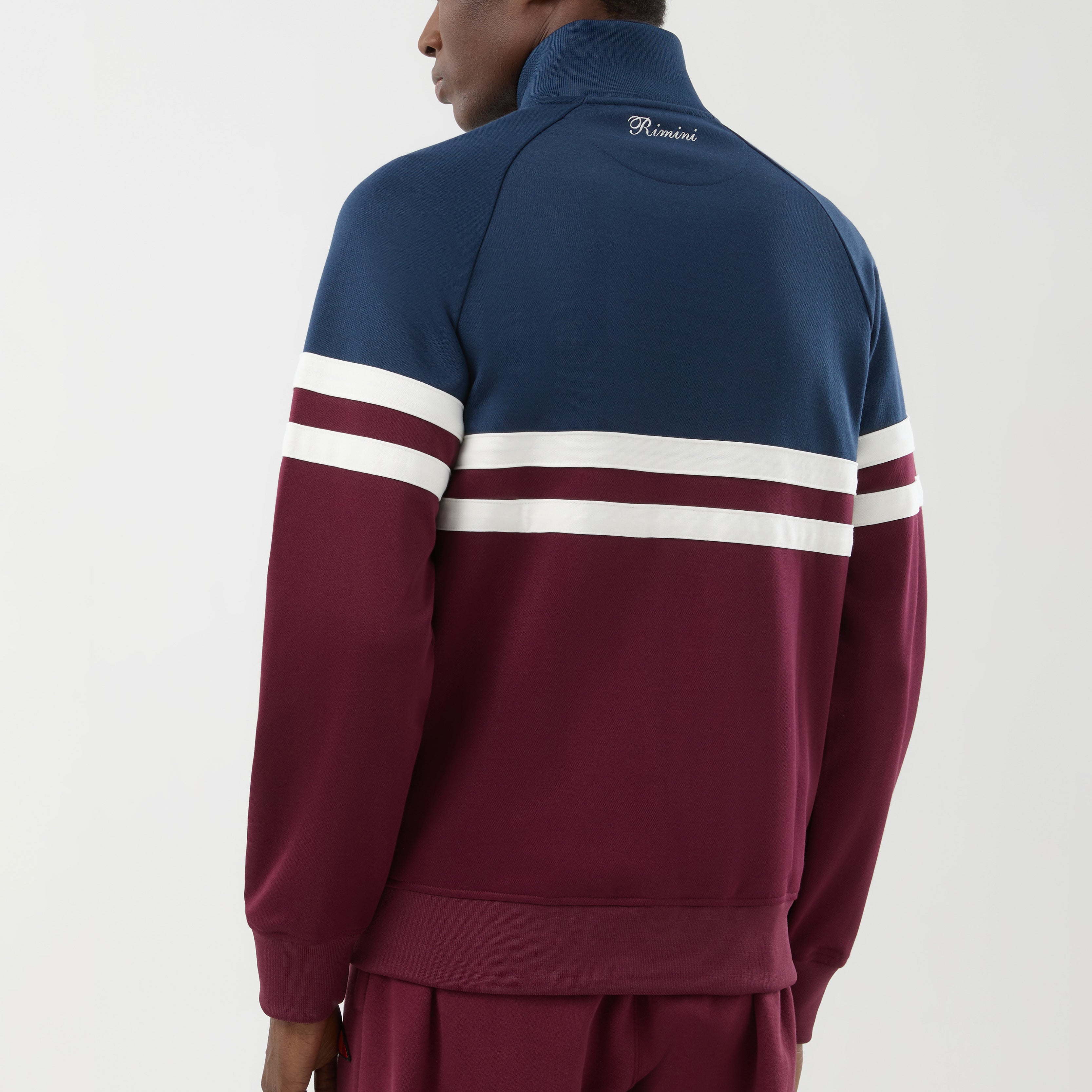Ellesse Rimini Track Top Burgundy/Navy
