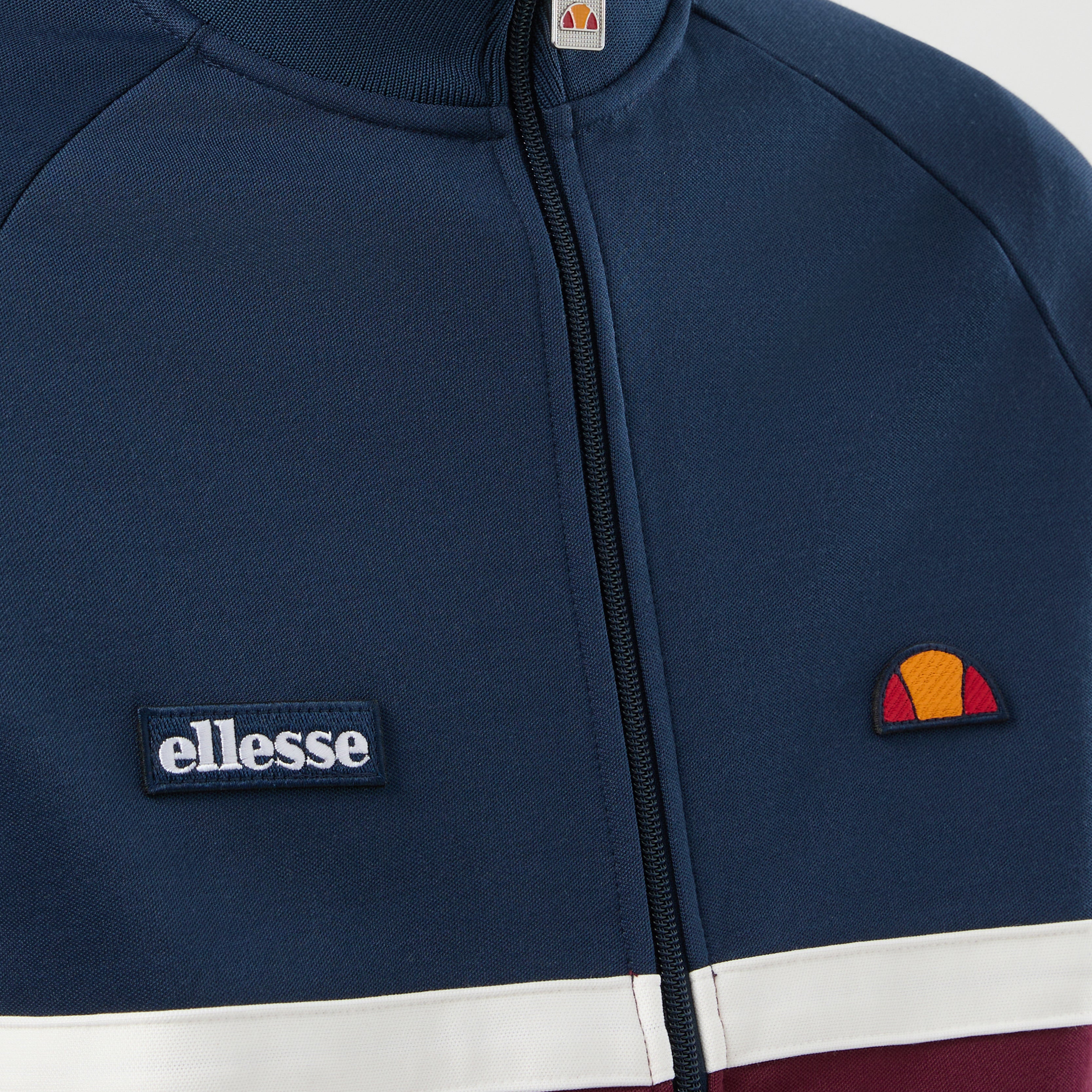 Ellesse Rimini Track Top Burgundy/Navy
