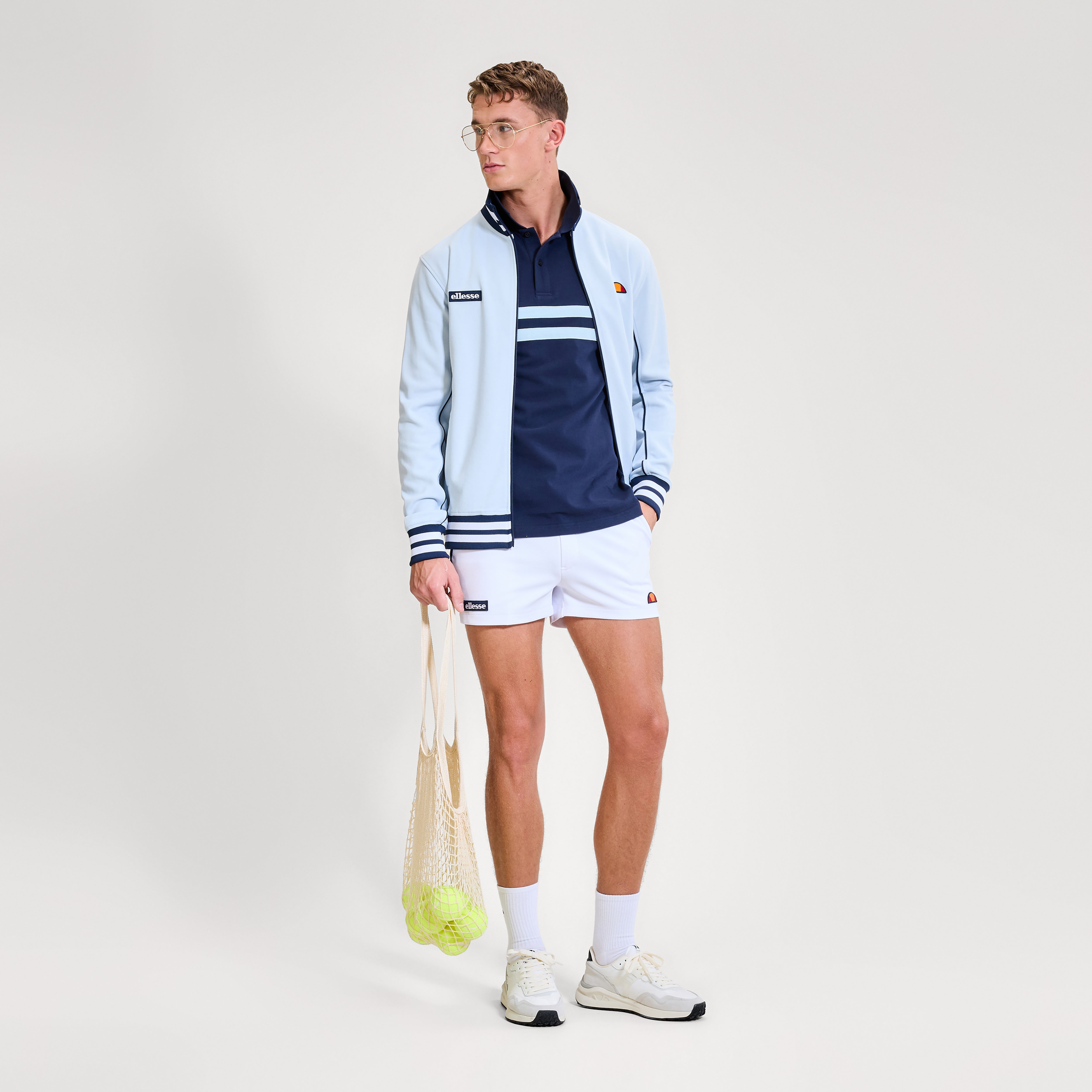 Ellesse Milan Track Top Sky