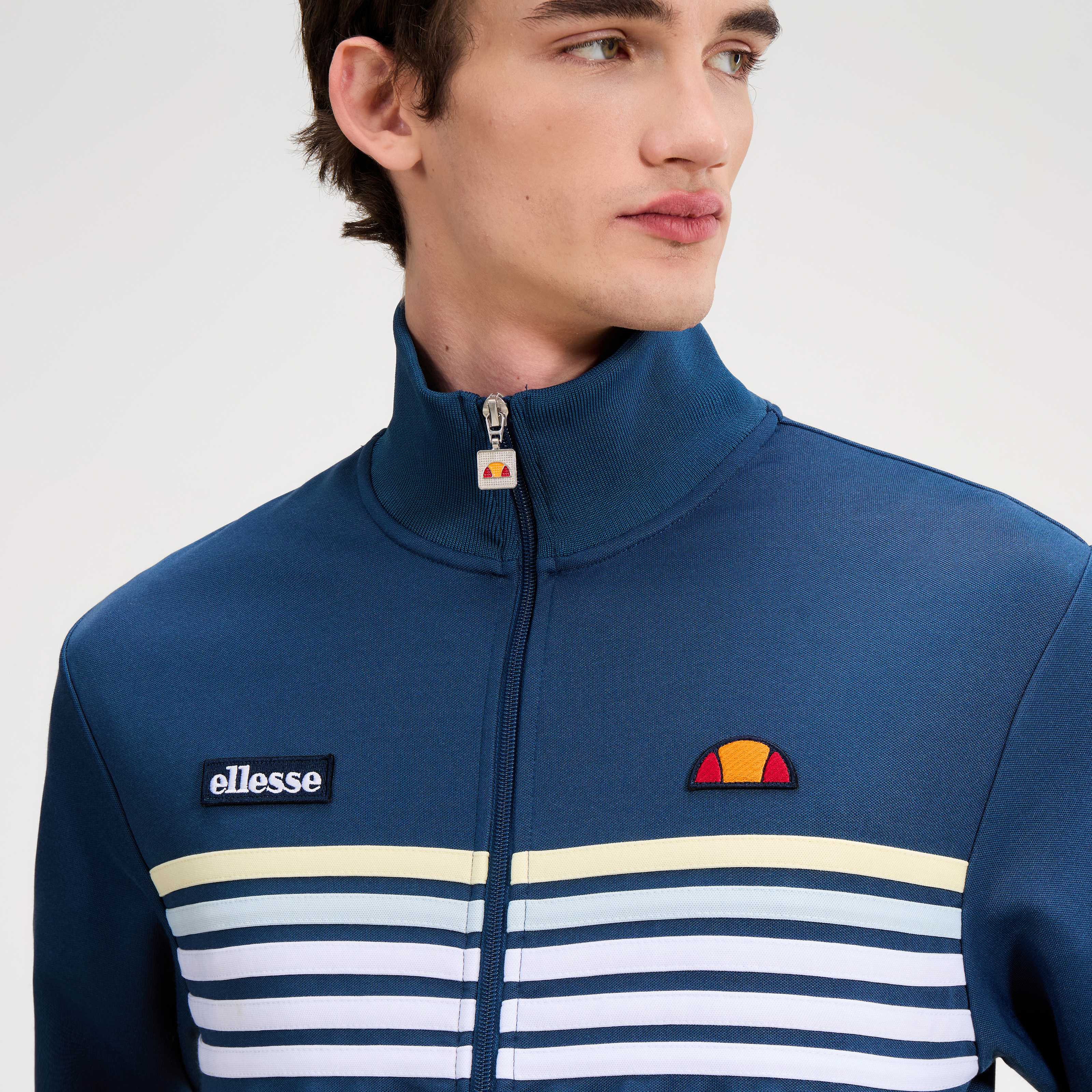 Ellesse Vicenza Track Top Blue/White
