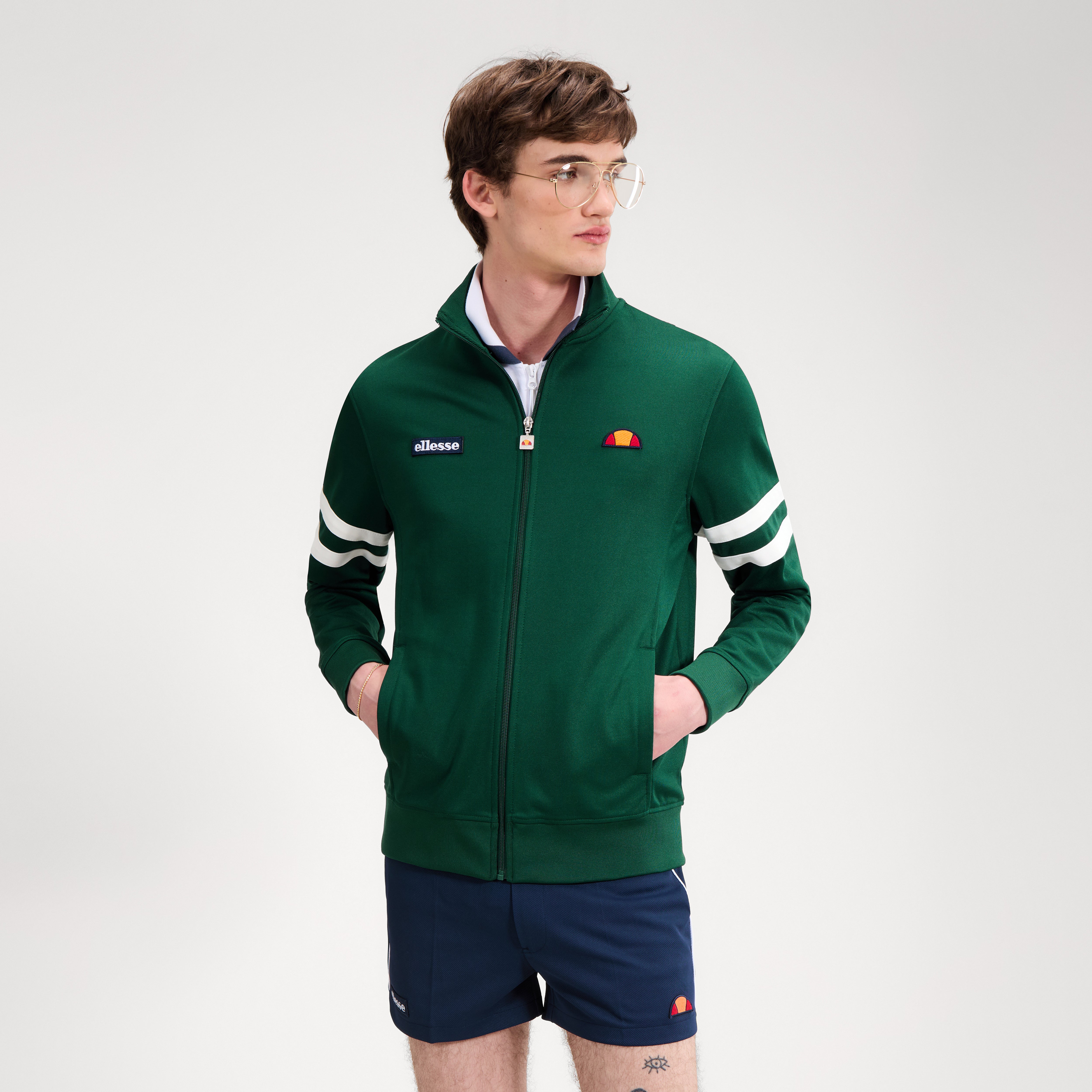 Ellesse Roma Track Top Green