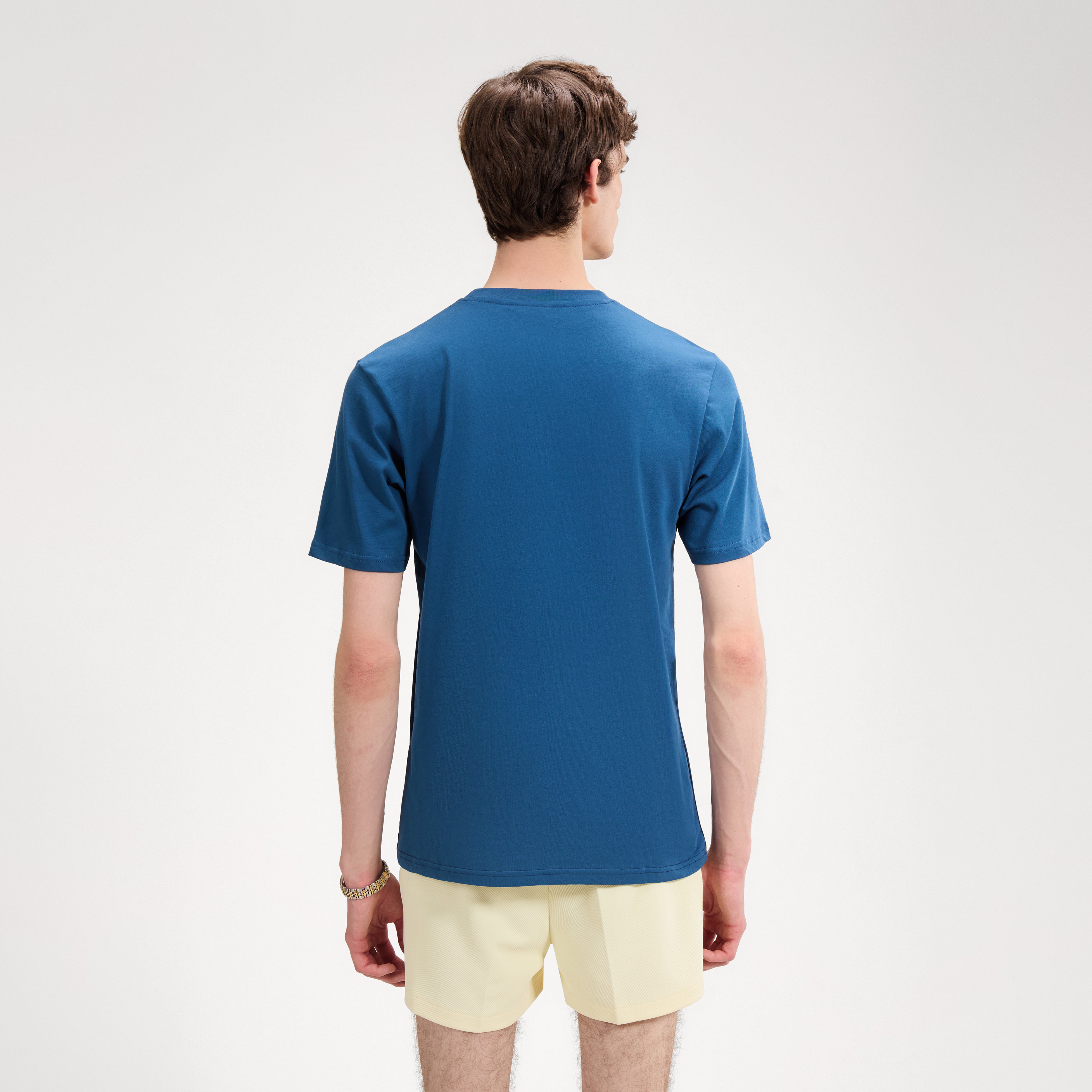 Ellesse Venire T-Shirt Navy/Yellow