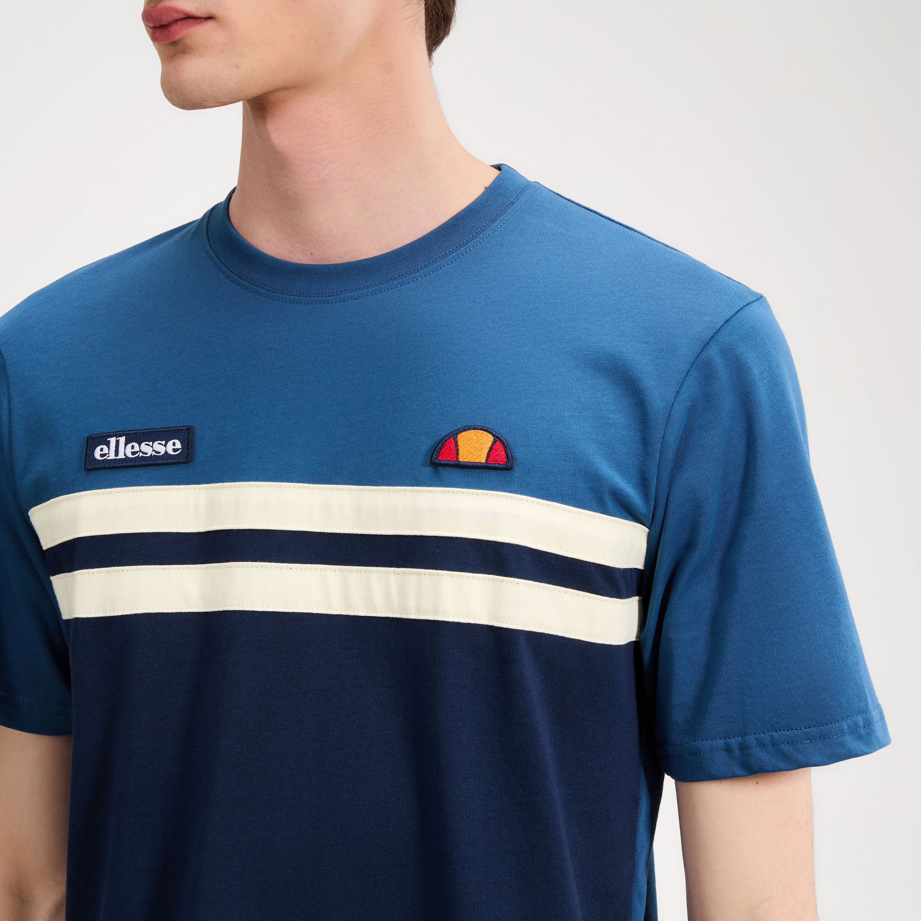 Ellesse Venire T-Shirt Navy/Yellow