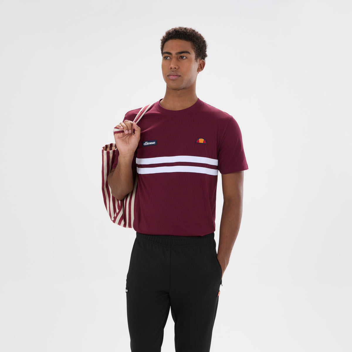 Ellesse Venire T-Shirt Burgundy