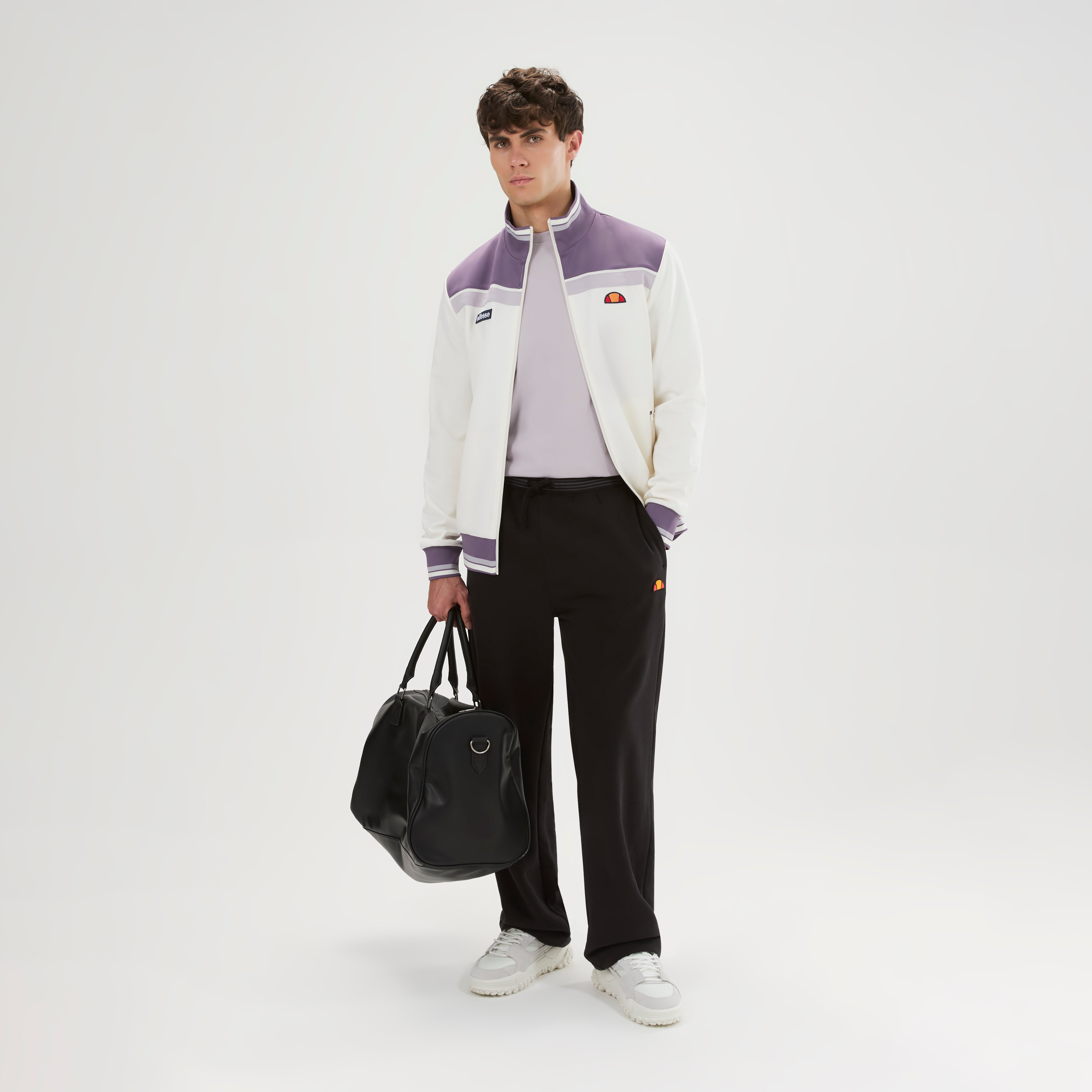 Ellesse Vignola Track Top Lilac/White