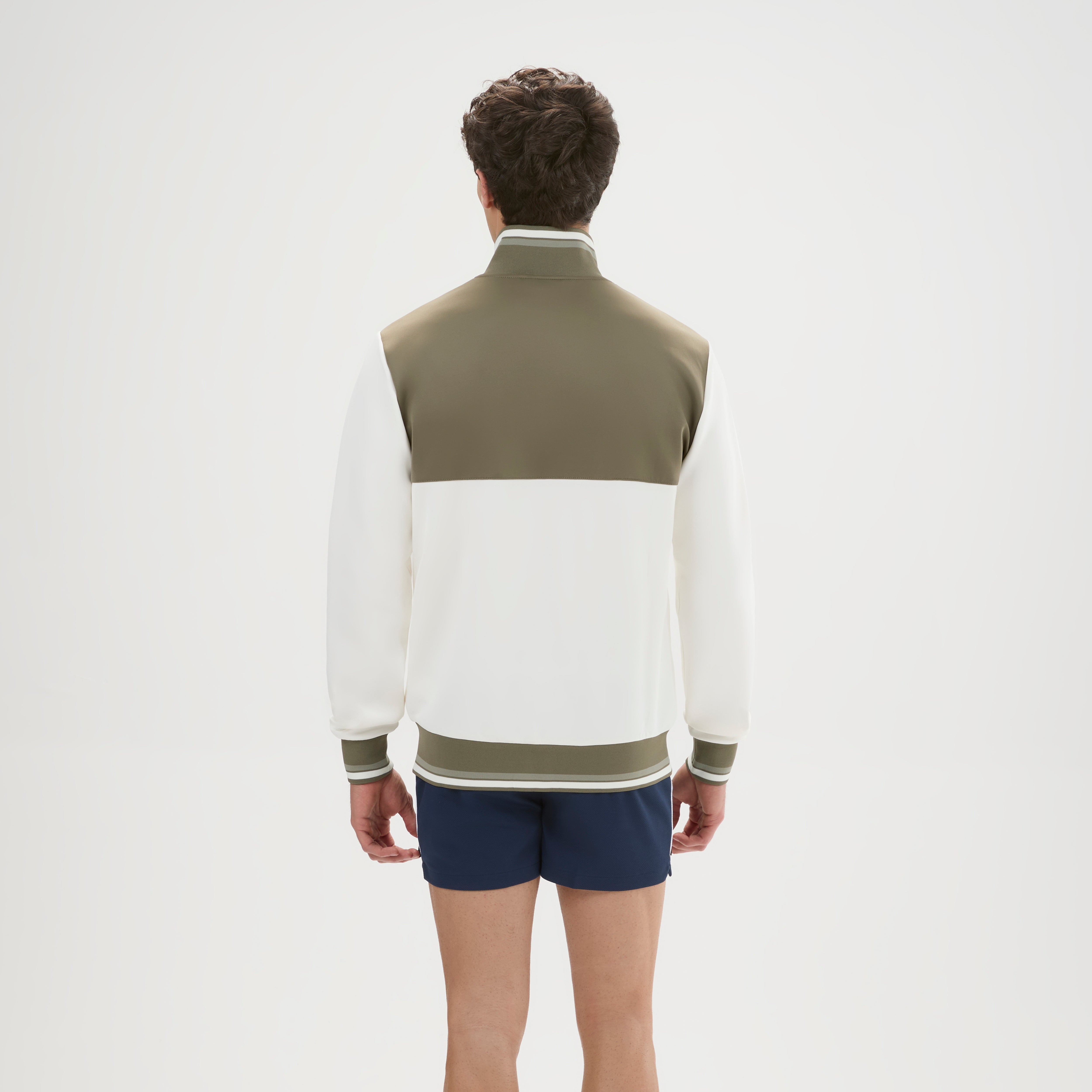 Ellesse Vignola Track Top Khaki/White