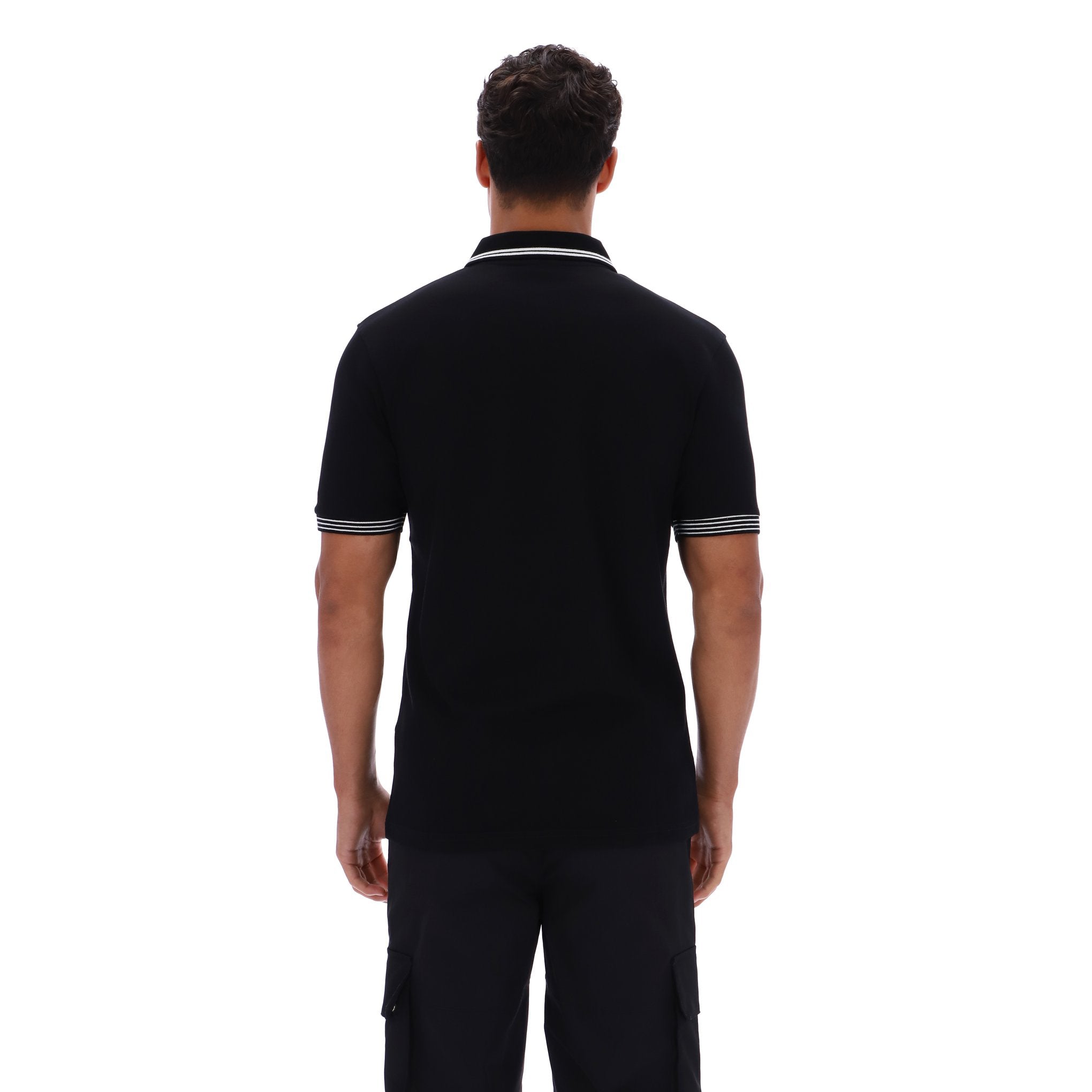 Fila Gold Soren Polo Shirt Black