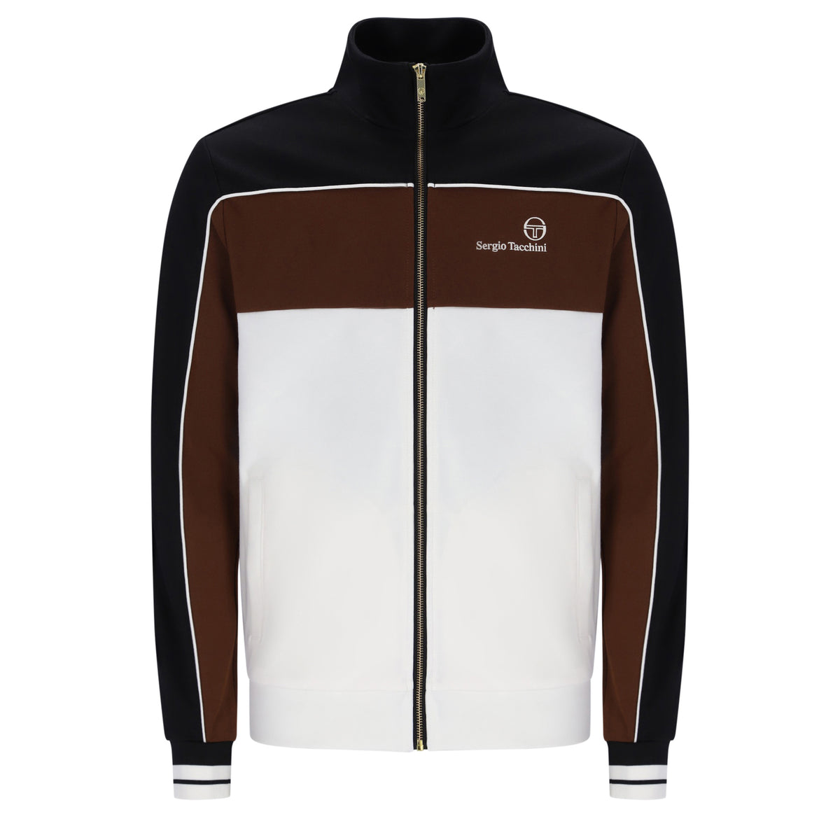Sergio Tacchini Spiga Track Top Black/Brown