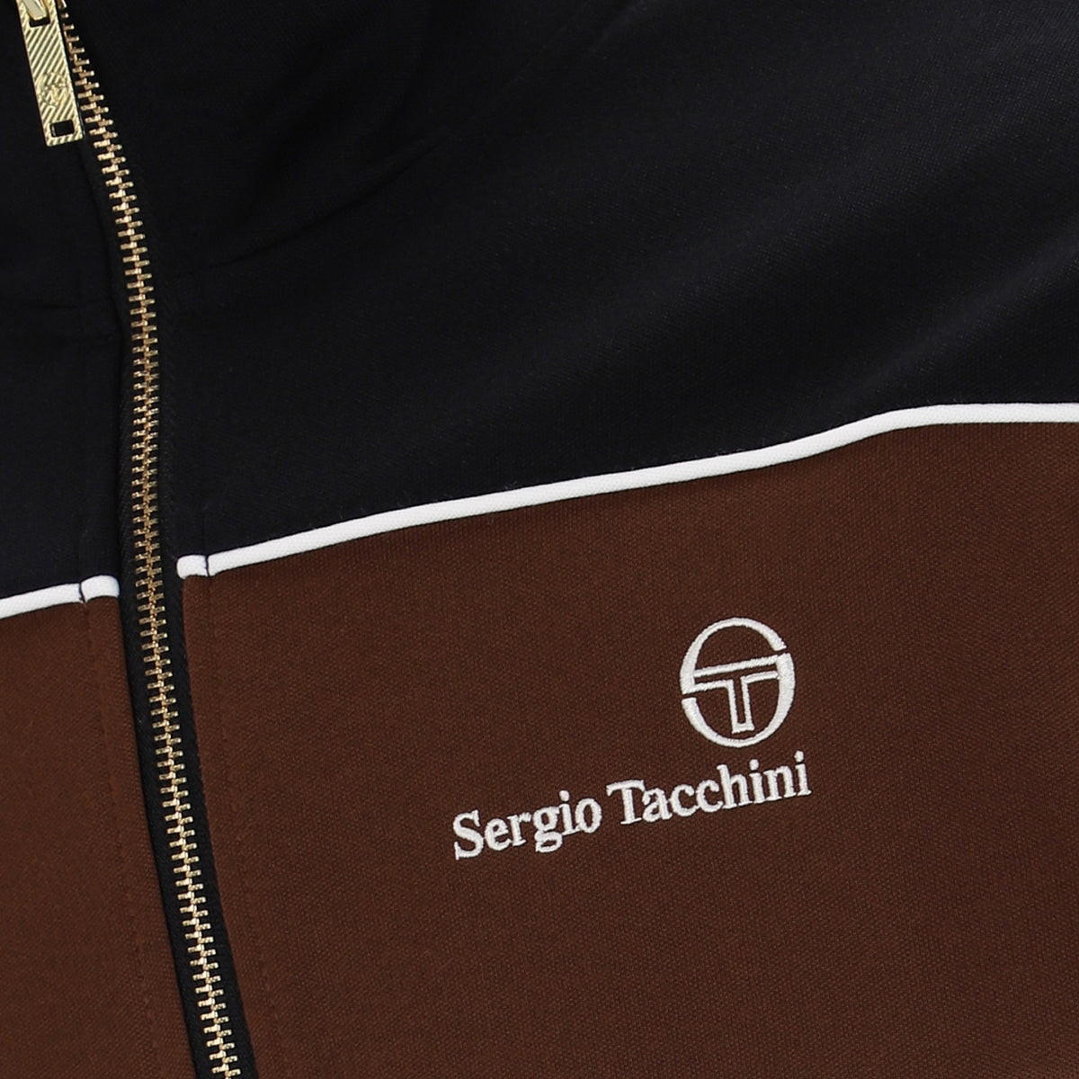 Sergio Tacchini Spiga Track Top Black/Brown