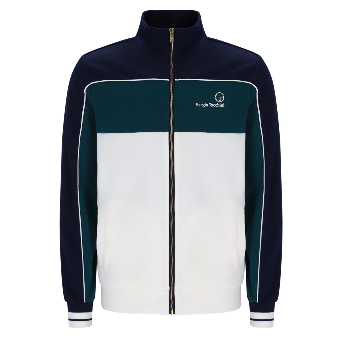 Sergio Tacchini Spiga Track Top Navy/Teal