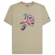 Lambretta Mod Scooter T-Shirt Khaki
