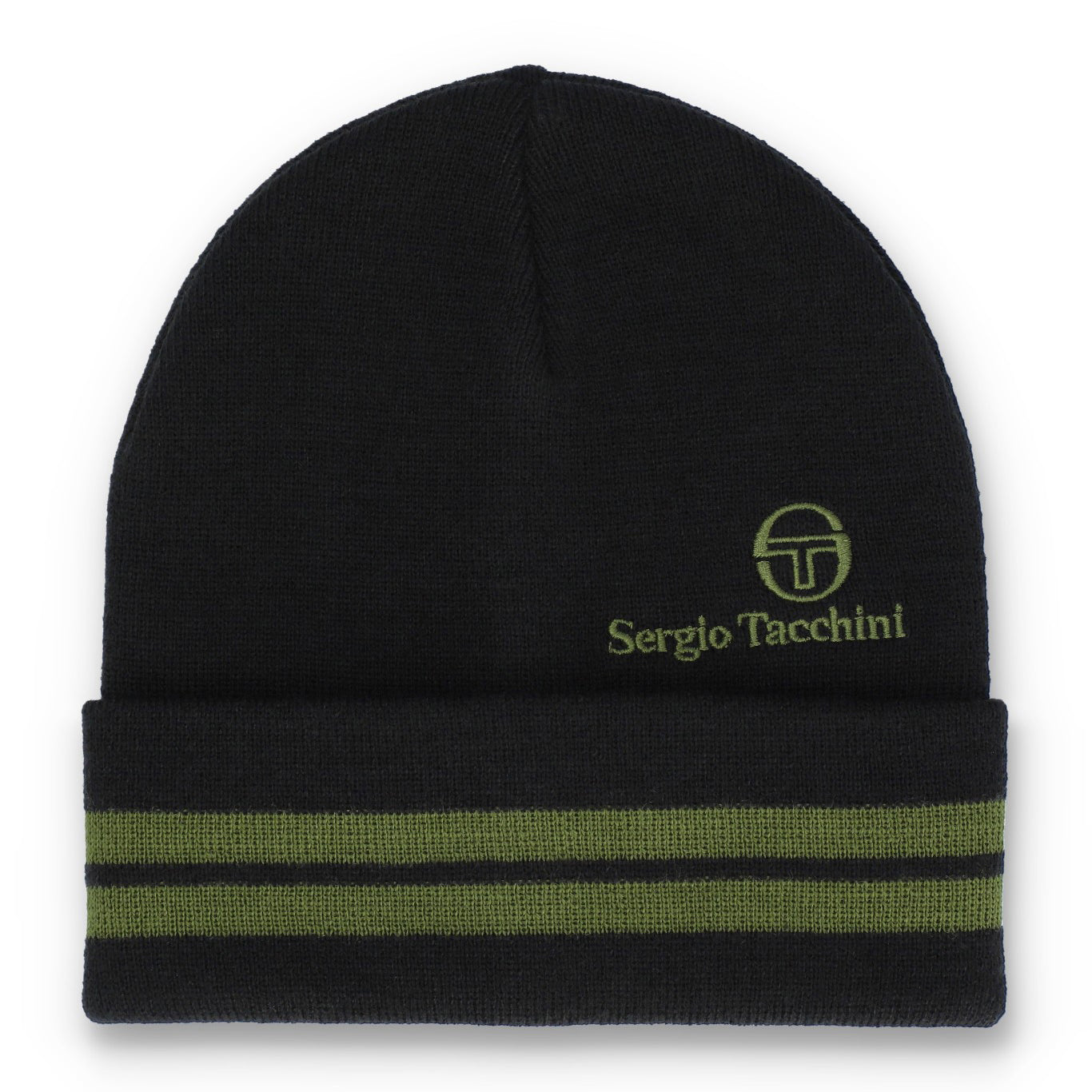 Sergio Tacchini Surgis Beanie Hat Black/Green