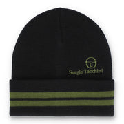 Sergio Tacchini Surgis Beanie Hat Black/Green