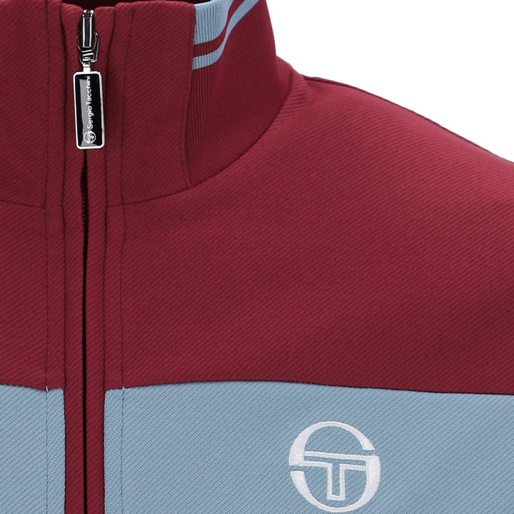 Sergio Tacchini Damarindo Track Top Claret/Blue