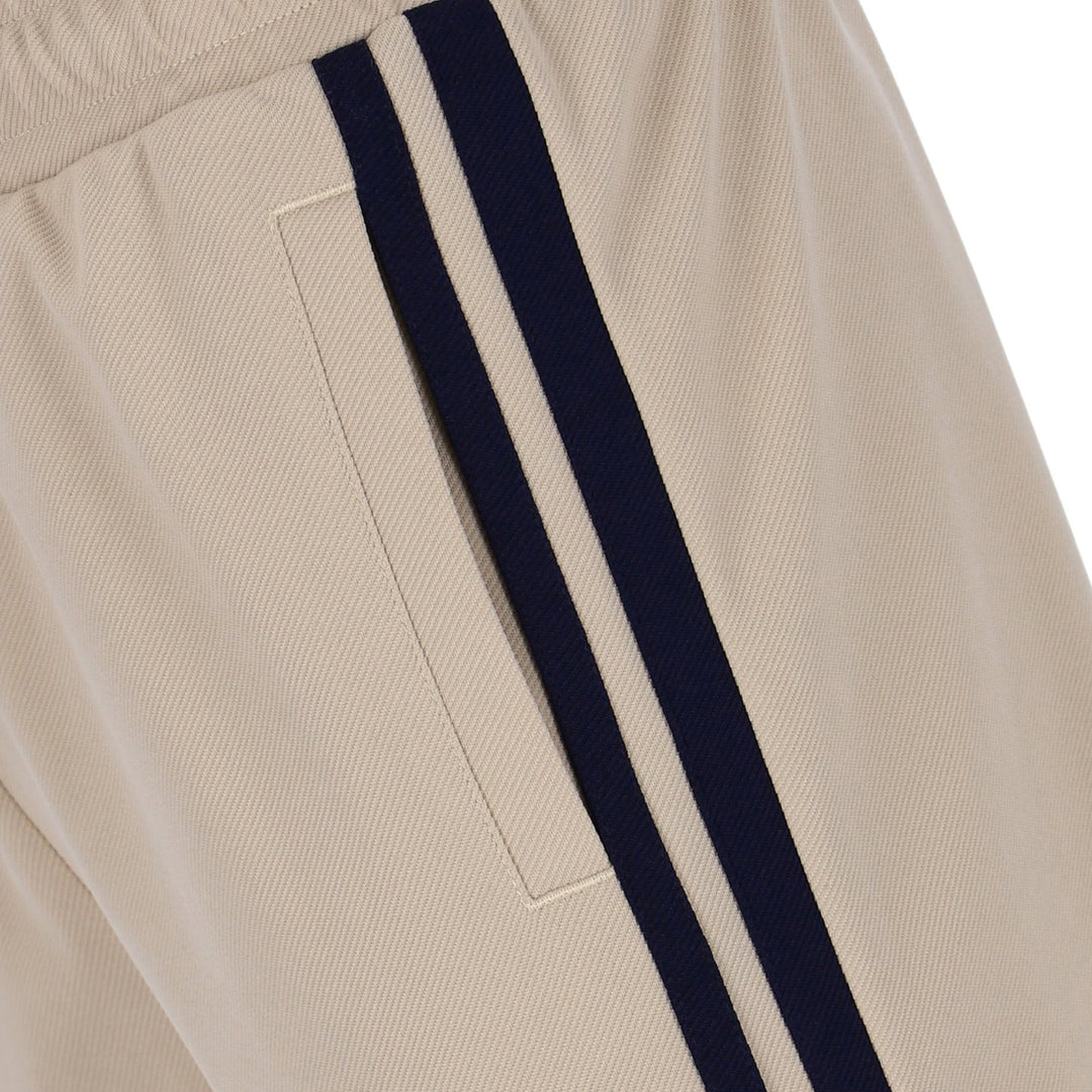 Sergio Tacchini Casual Stripe Shorts Beige/Navy