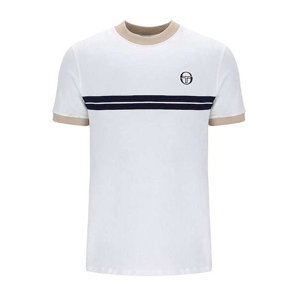 Sergio Tacchini Supermac T-Shirt White/Beige