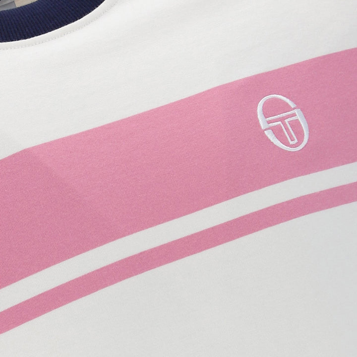 Sergio Tacchini Master T-Shirt Cream/Pink
