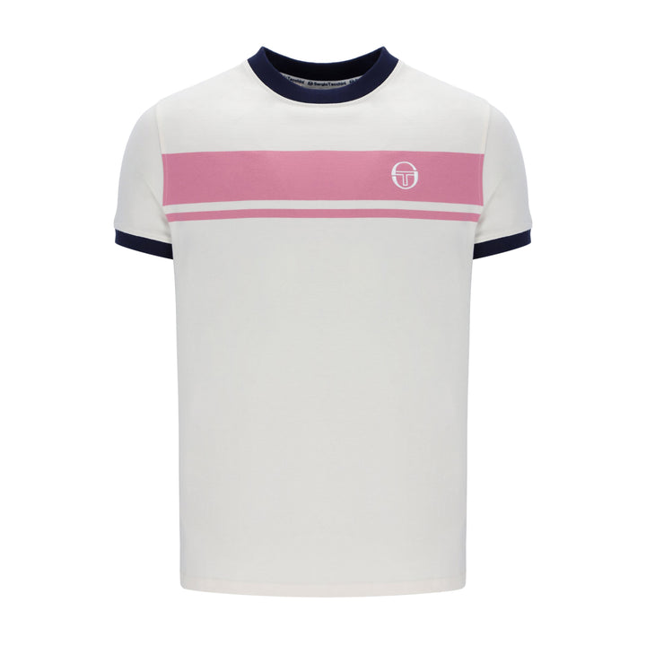 Sergio Tacchini Master T-Shirt Cream/Pink
