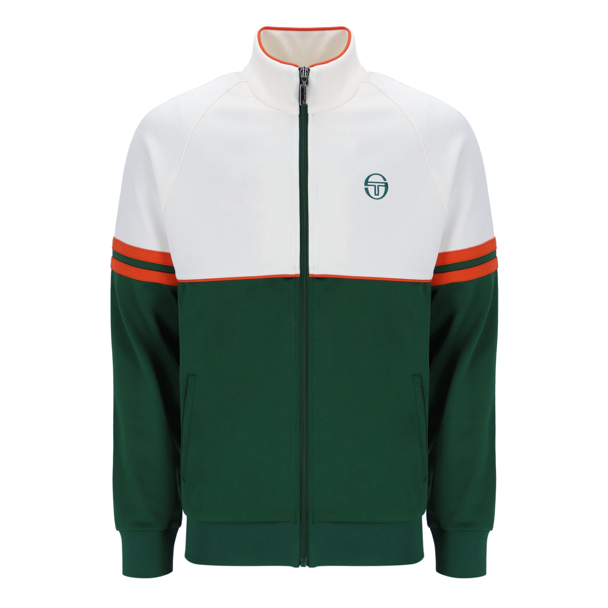 Sergio Tacchini Orion Track Top Cream/Green