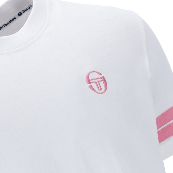 Sergio Tacchini Grello T-Shirt White/Pink