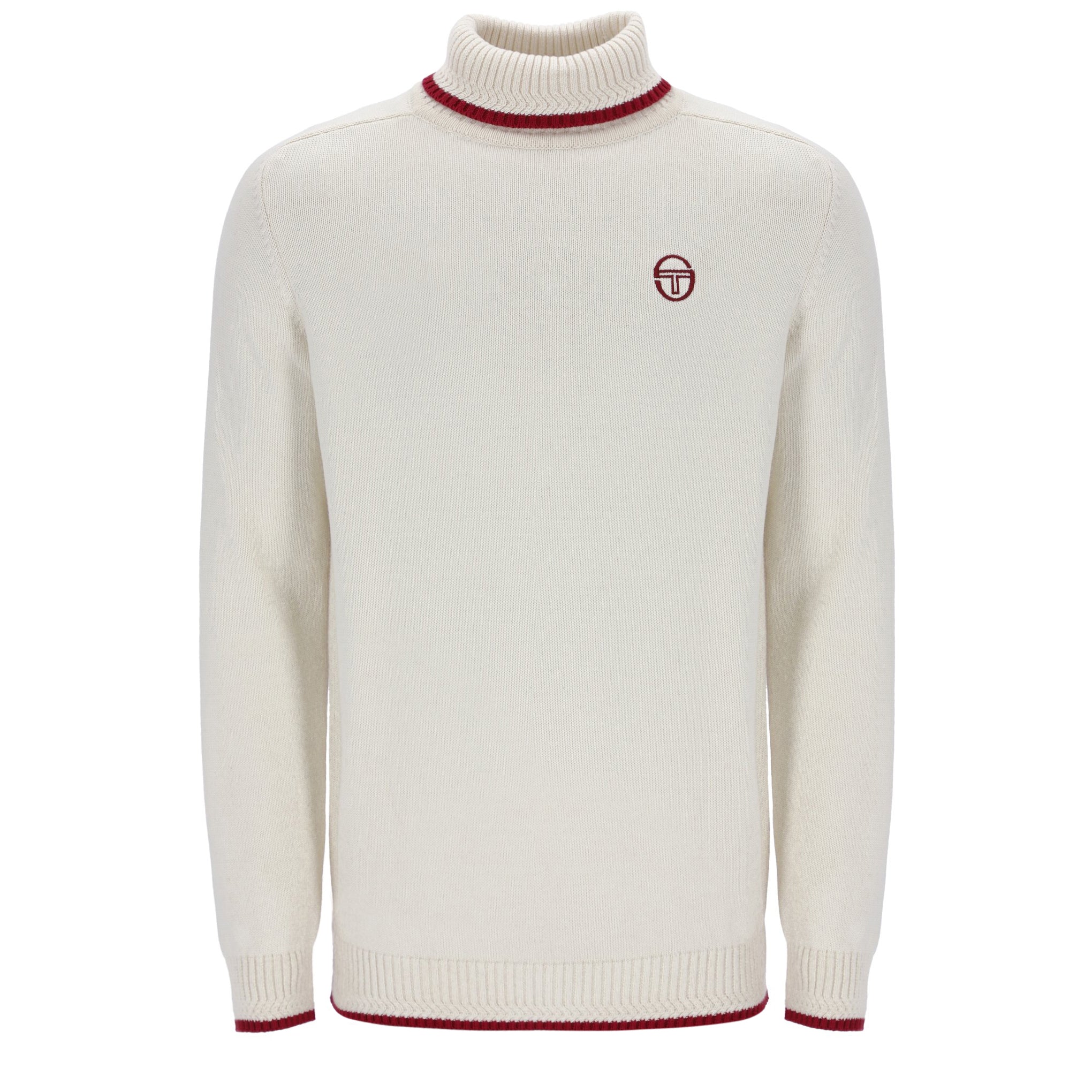 Sergio Tacchini Caruso Roll Neck Knit Cream