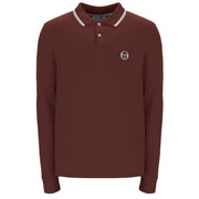 Sergio Tacchini Long Sleeve Polo Shirt Brown