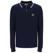 Sergio Tacchini Long Sleeve Polo Shirt Navy