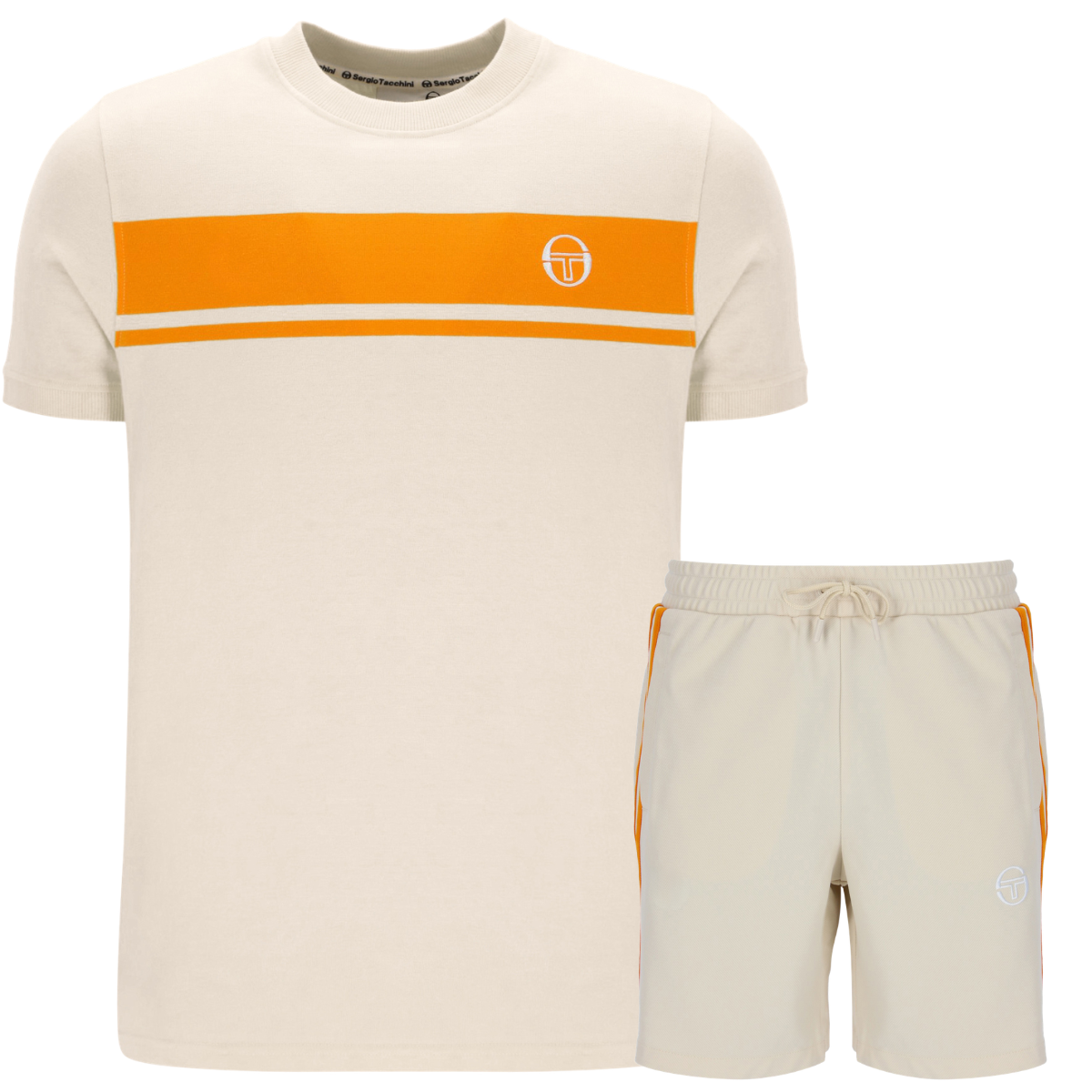 Sergio Tacchini Master T-Shirt & Shorts Set Sand