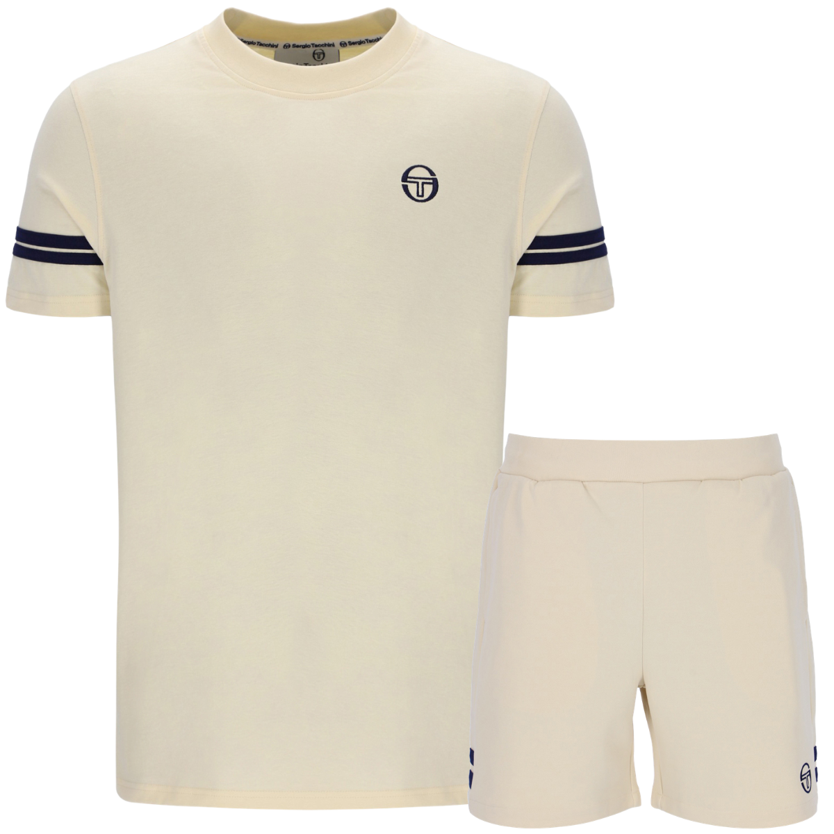 Sergio Tacchini Orion T-Shirt & Shorts Set Sand