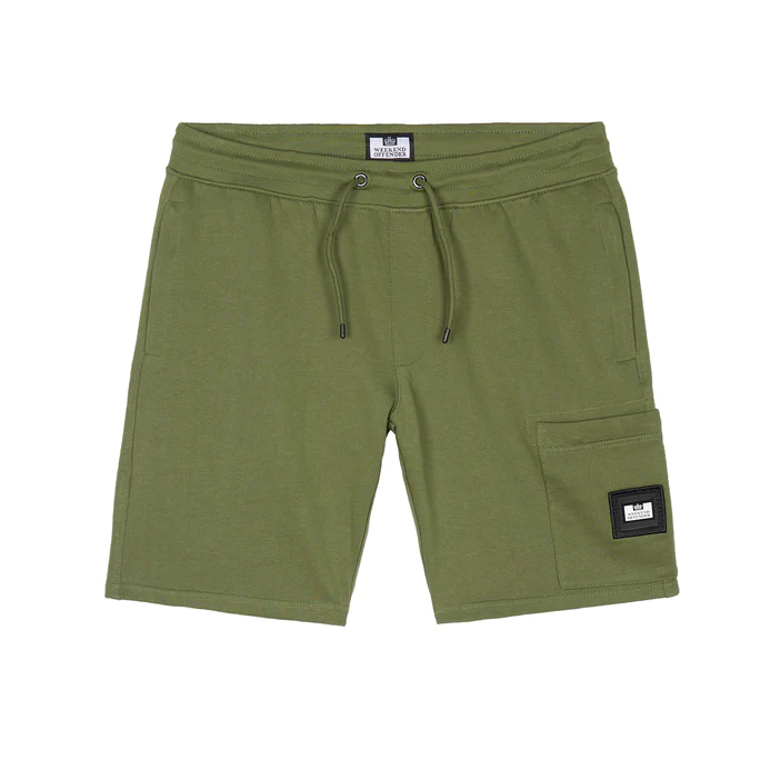 Weekend Offender Hawkins Cargo Shorts Bonsai Green