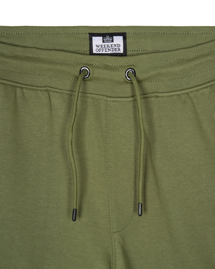 Weekend Offender Hawkins Cargo Shorts Bonsai Green