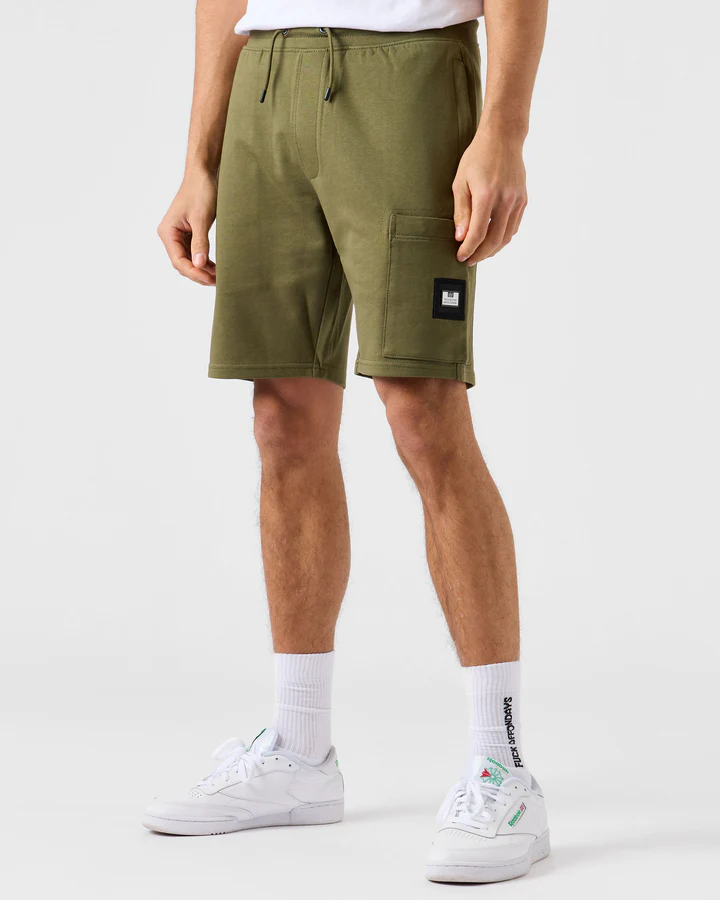 Weekend Offender Hawkins Cargo Shorts Bonsai Green