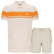 Sergio Tacchini Youngline Polo & Shorts Set Sand