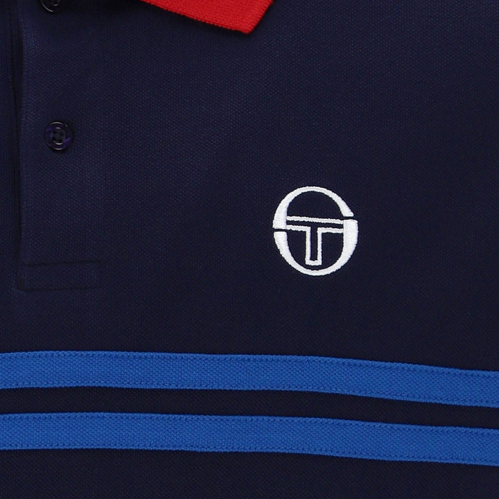 Sergio Tacchini Supermac Polo Navy